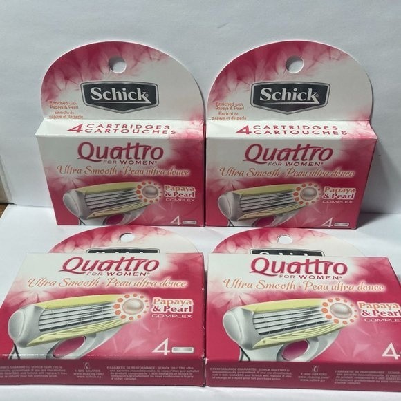 Schick Quattro Women Ultra Smooth Papaya Razor Blades Refills - Picture 1 of 13